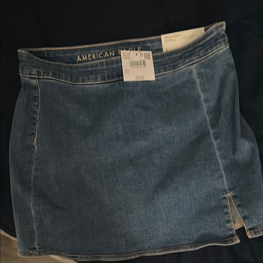 American Eagle Outfitters Blue Denim Mini Skirt